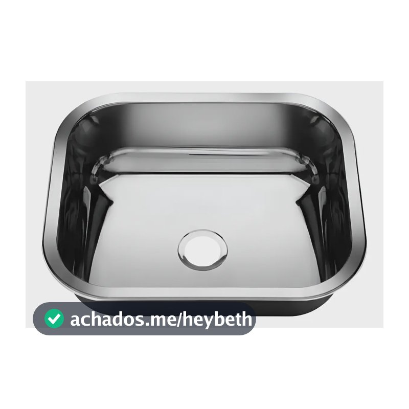 Cuba Pia Número 0 Cozinha Inox American Steel 40x34x11 Rasa Cinza