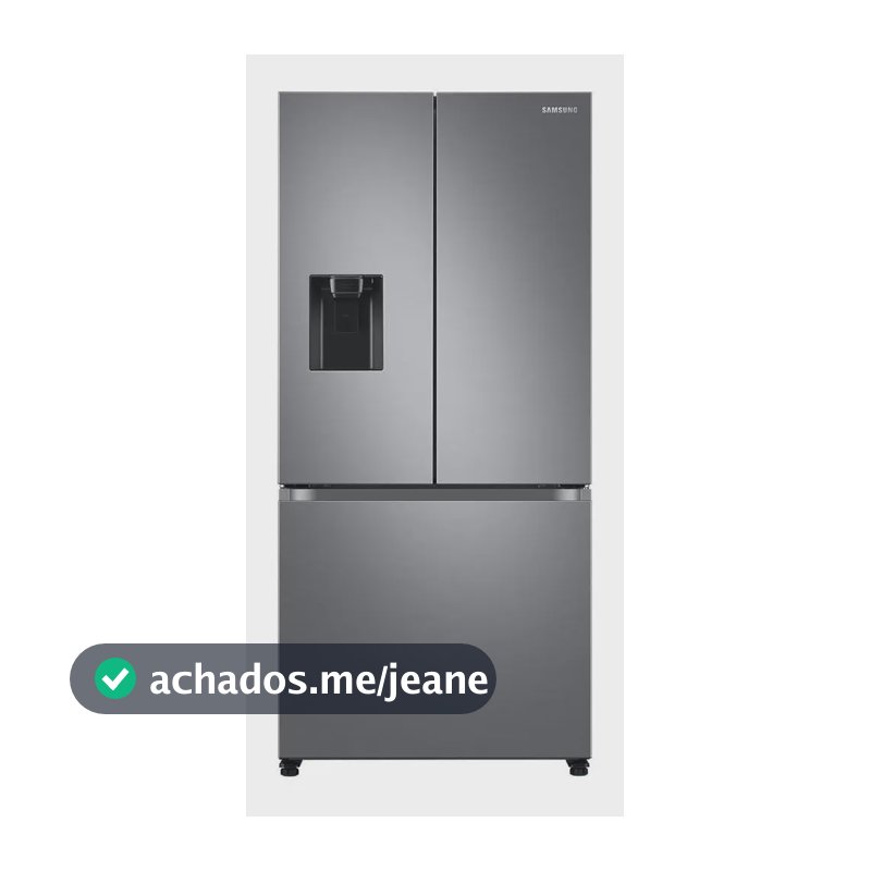 Geladeira Frost Free Samsung French Door 470l Inox Look Cor Inox Sofisticado 127v