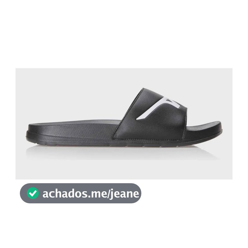 Chinelo Masculino E Feminino Slide Basic Mizuno Preto/branco Liso 43/44