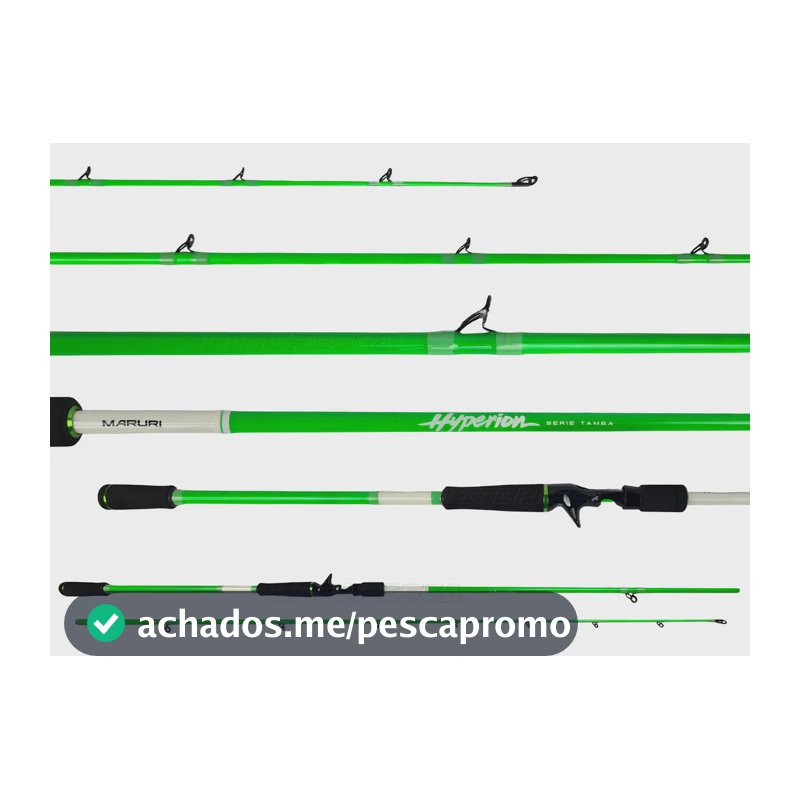 Vara Carretilha Hyperion Green 802h 2,40m 30-60lbs 2p Maruri