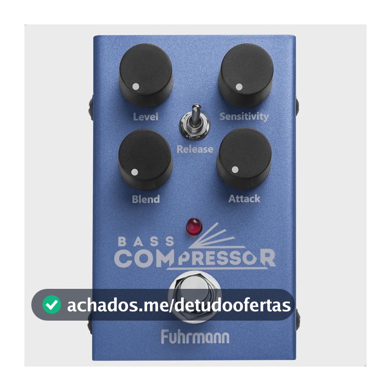 Pedal de Efeitos Bass Compressor Fuhrmann