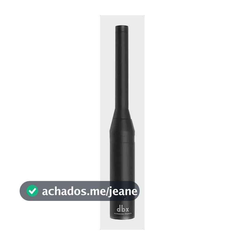Microfone Condensador Dbx Rta-m Preto Omnidirecional Xlr