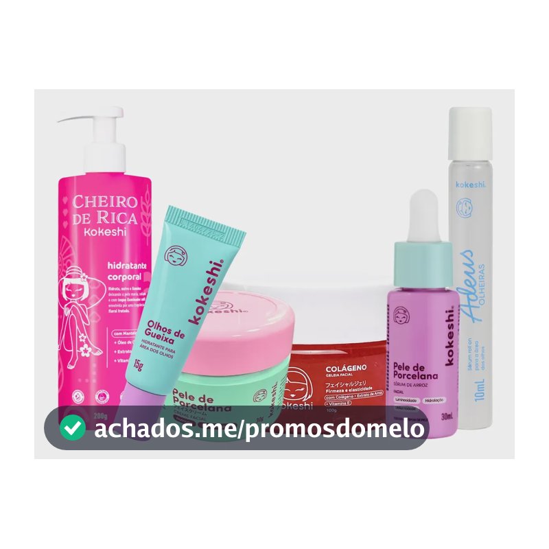 Kit Skincare Rejuvenescimento Completo Kokeshi