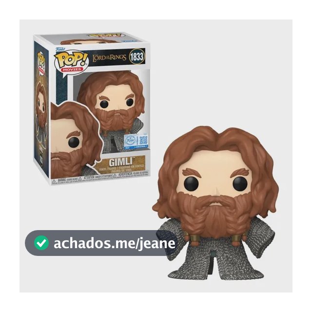 Boneco Funko Pop! O Senhor Dos Anéis - Gimli