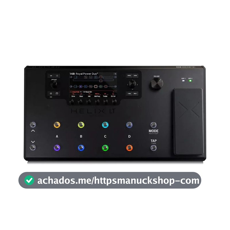Pedal de efeito Line 6 Helix LT HELIXLT preto