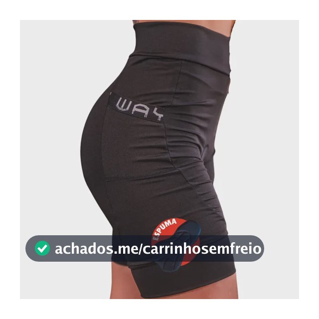 Bermuda Ciclismo Uv+50 Feminina Short Almofadada Mtb