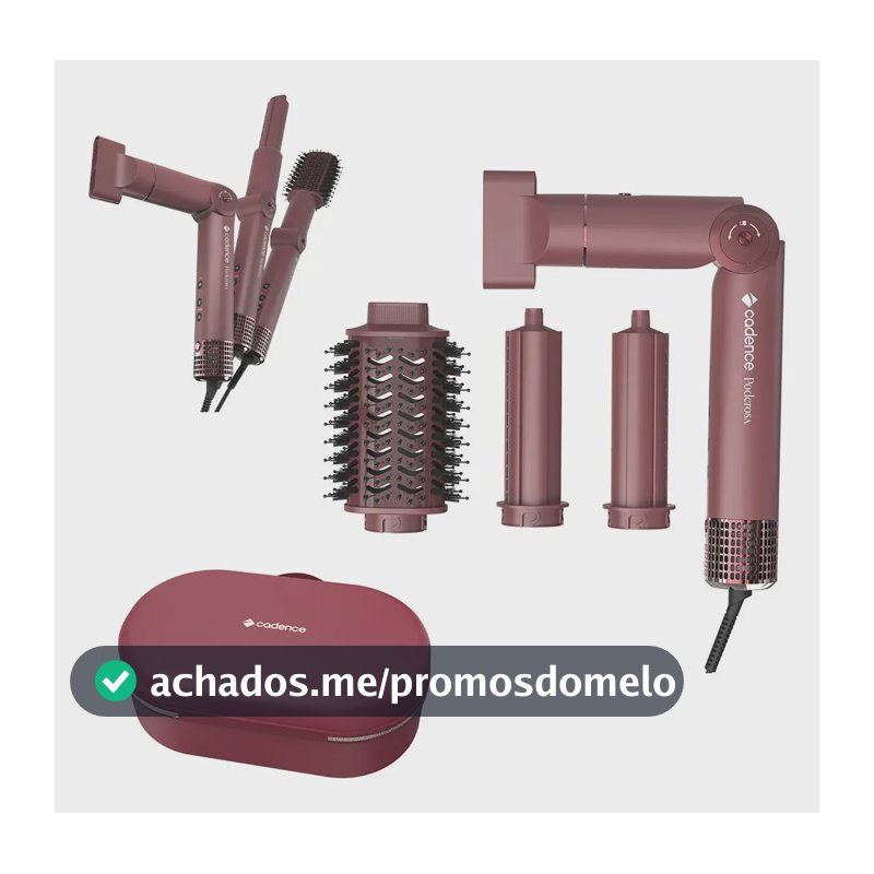 Secador Modelador Cadence Poderosa, SEC1000, Escova e Cachos, 220 V