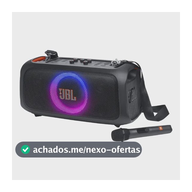 Caixa De Som Bluetooth Jbl Partybox On-the-go Essential