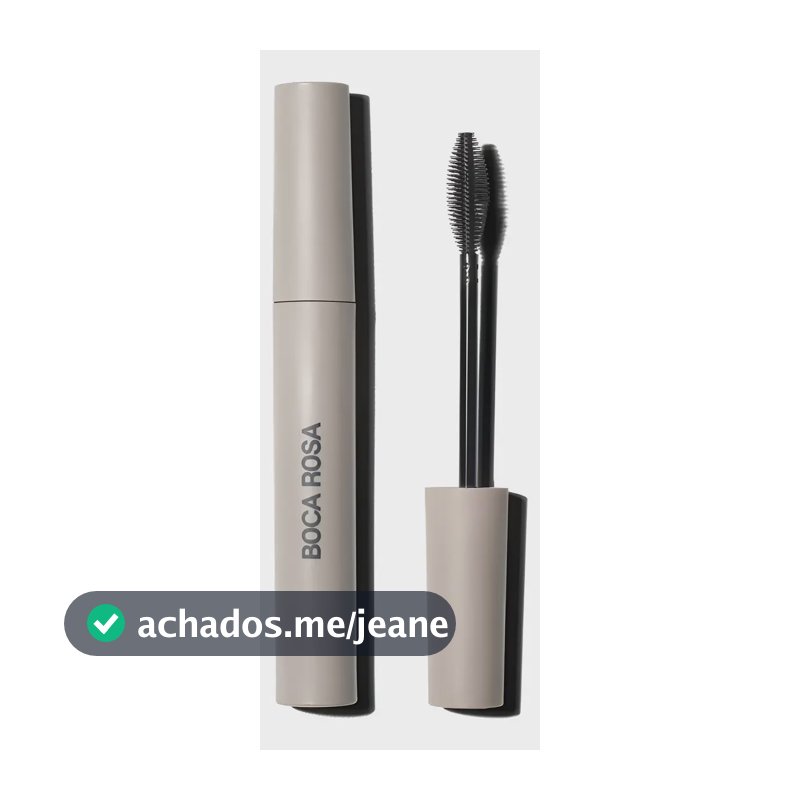 Máscara de Cílios Boca Rosa Preto Efeito Volume Longa Duração Vegan