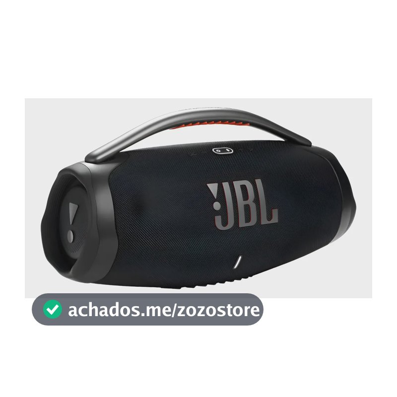 Caixa De Som Bluetooth Jbl Boombox 3 Preto Black 127/220v