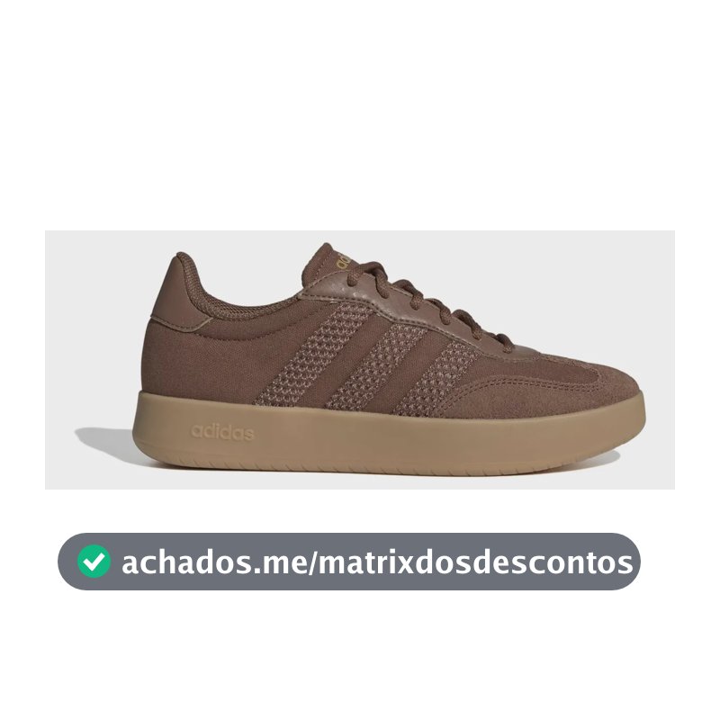 Tênis Feminino Barreda adidas Marrom Liso 35 Br