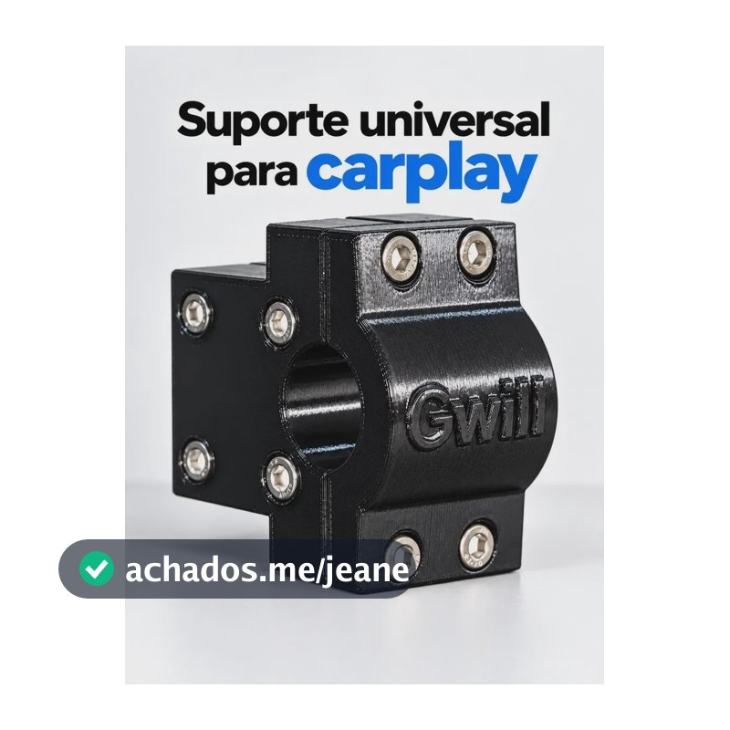 Suporte Carplay Adaptador Knup Ra 943/933/931  M15, Mtc2 Ø 12mm