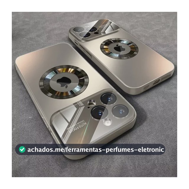 Capa Magnética Para iPhone Carga Sem Fio