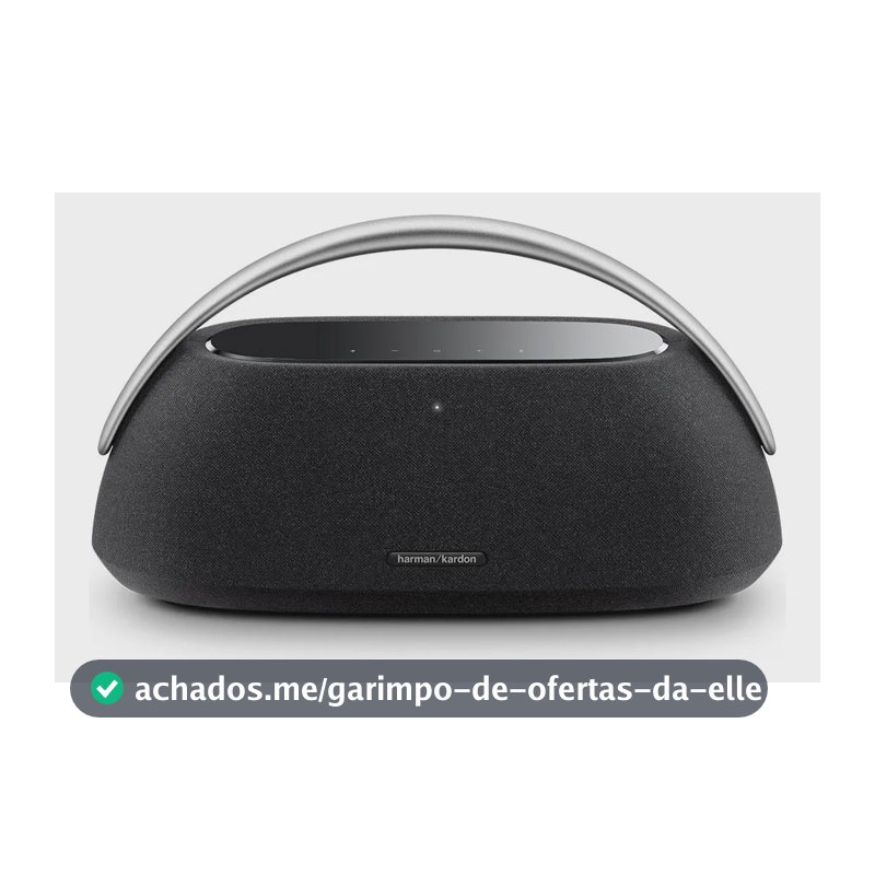 Caixa De Som Harman Kardon Go+play 3 Preta E 160 W Rms Preto 127/220v