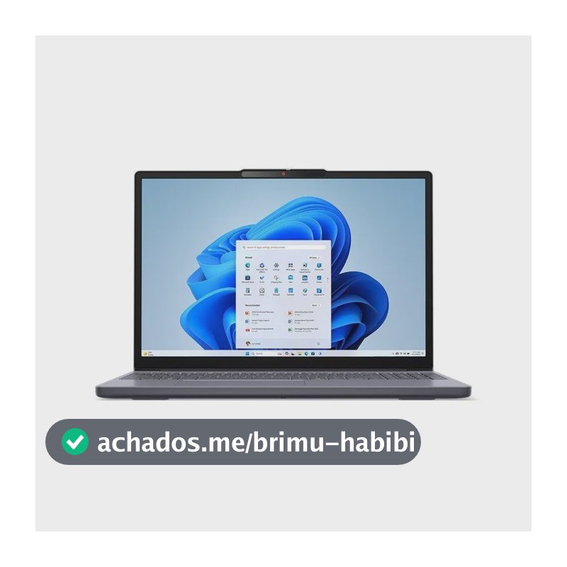 Notebook Lenovo Ideapad Slim 3 Ryzen 5 8gb 512gb Linux Cinza
