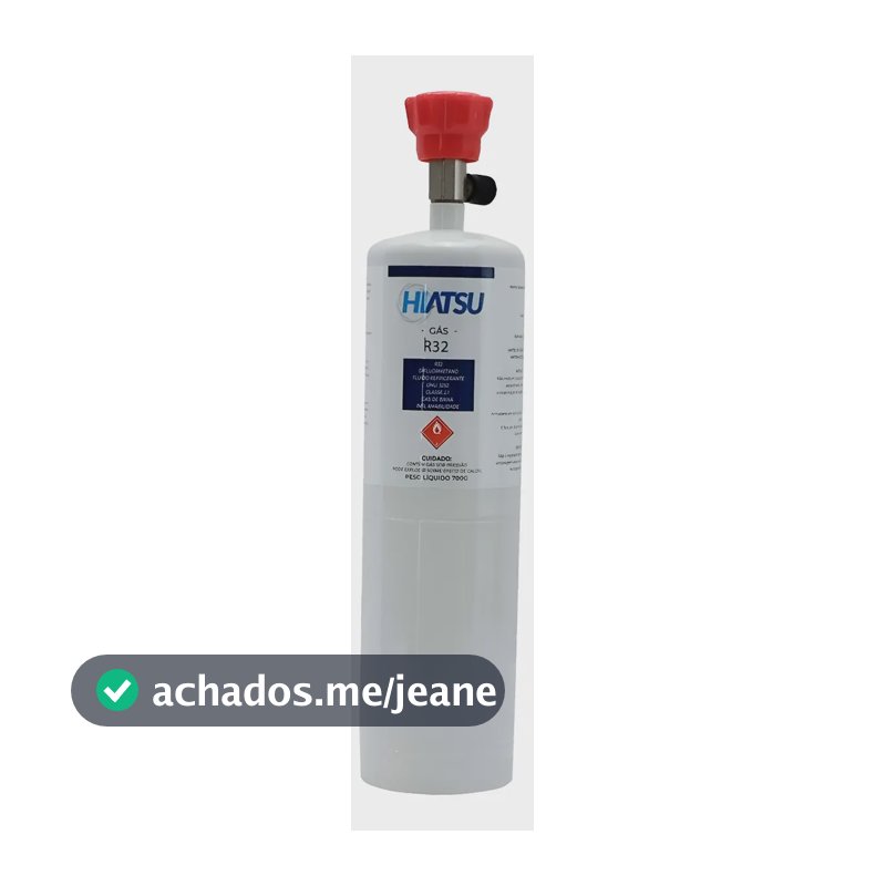 Fluido Gas Refrigerante Válvula Dosadora Cilindro R32 700gr