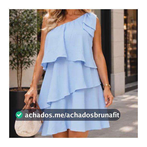 Vestido  Virginia Festa  Boho Chic Assimétrico Um Ombro Só