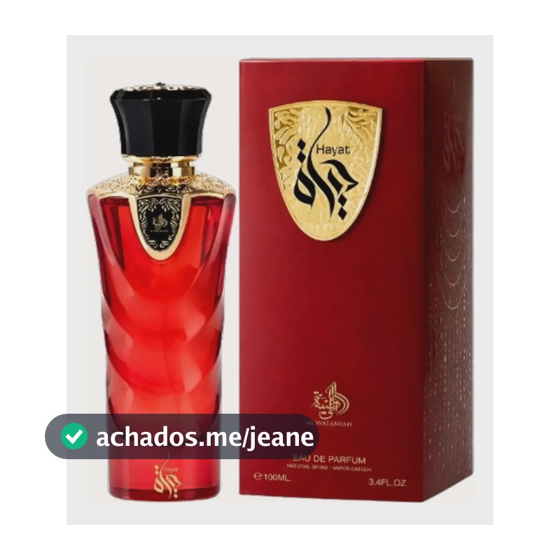 Perfume Árabe Hayat Al Wataniah Edp 100ml Original Importado