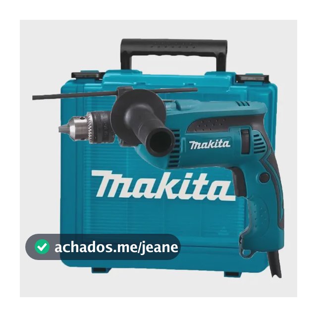 Furadeira De Impacto Hp1640k 1/2 760w C/ Mal. Makita Azul-turquesa