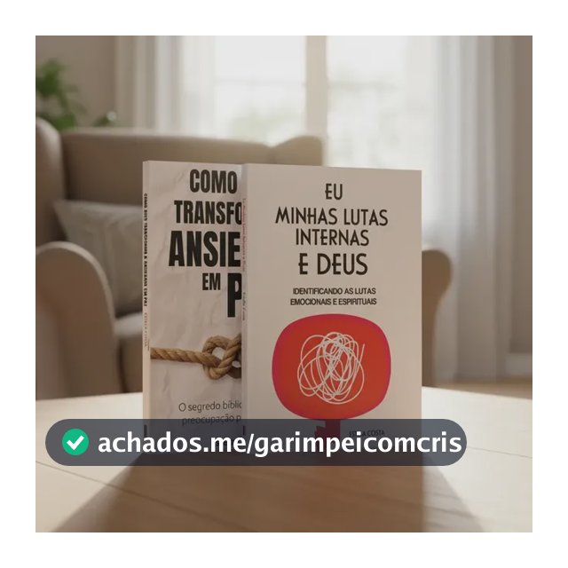 Livro Kit Força Em Meio Às Batalhas | Eu, Minhas Lutas Internas E Deus + Como Deus Transforma A Ansiedade Em Paz, De Estela Costa. Editora Penkal Books, Capa Mole (2025)
