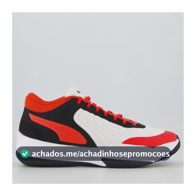 Tênis Puma Court Pro 2 Branco E Vermelho Branco - 43 Br