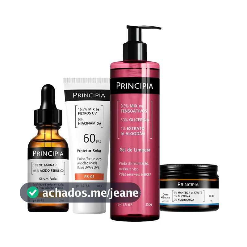 Principia Kit Essencial Gl-03 + Ch + Vc + Ps Sensível Dia/noite