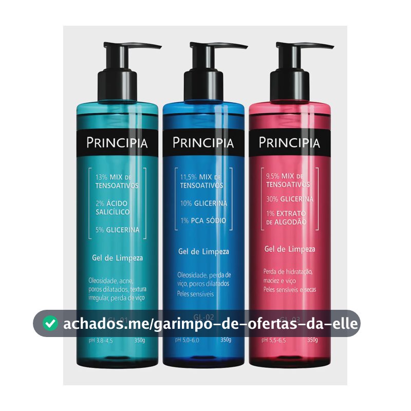 Principia Kit Trio Limpeza Facial Personalizada