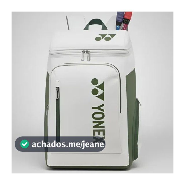 Raqueteira Yonex Mochila para 2 raquetes verde-musgo