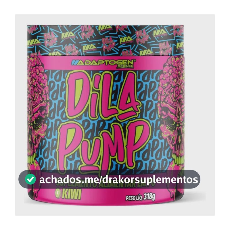 Suplemento em pó Adaptogen Science Pré treino sabor Kiwi x 318g