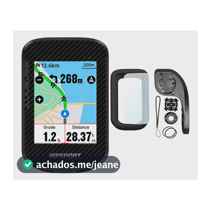 Gps Igpsport Bsc300t Bluetooth Touch Ciclocomputador Velocid Preto