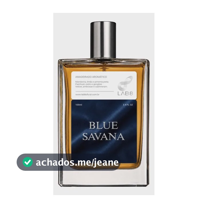 Perfume Masculino Blue Savana 100 Ml - Lab 8 Essencial