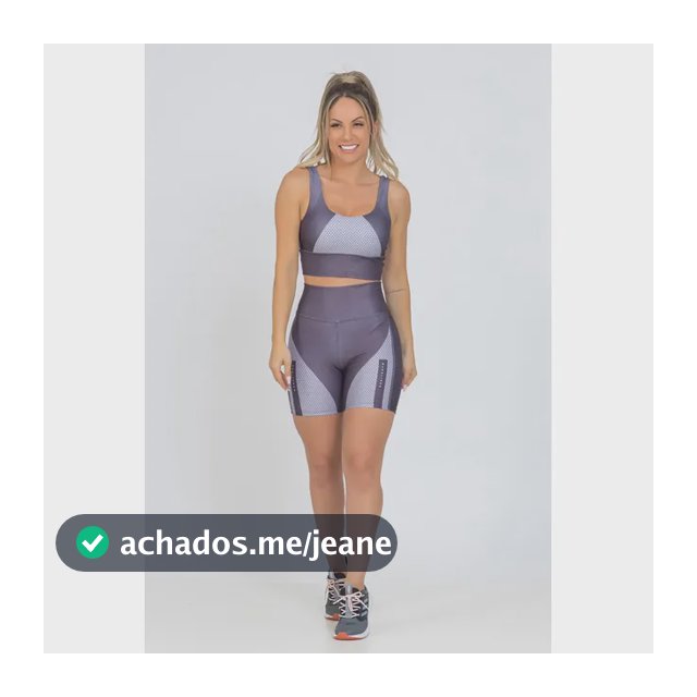 Conjunto Feminino Fitness Xtreme Prata Manalinda Academia