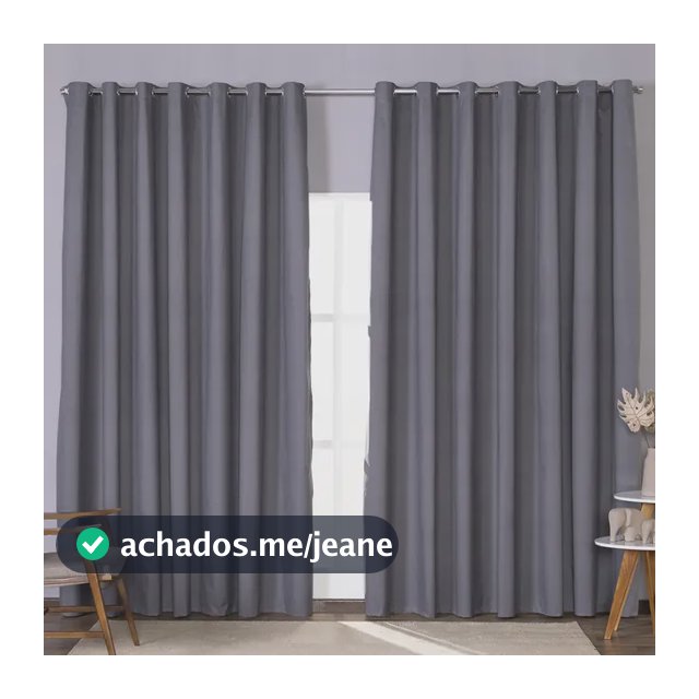 Cortina Sala/quarto 100%blackout 2.80x1.80m Corta Luz