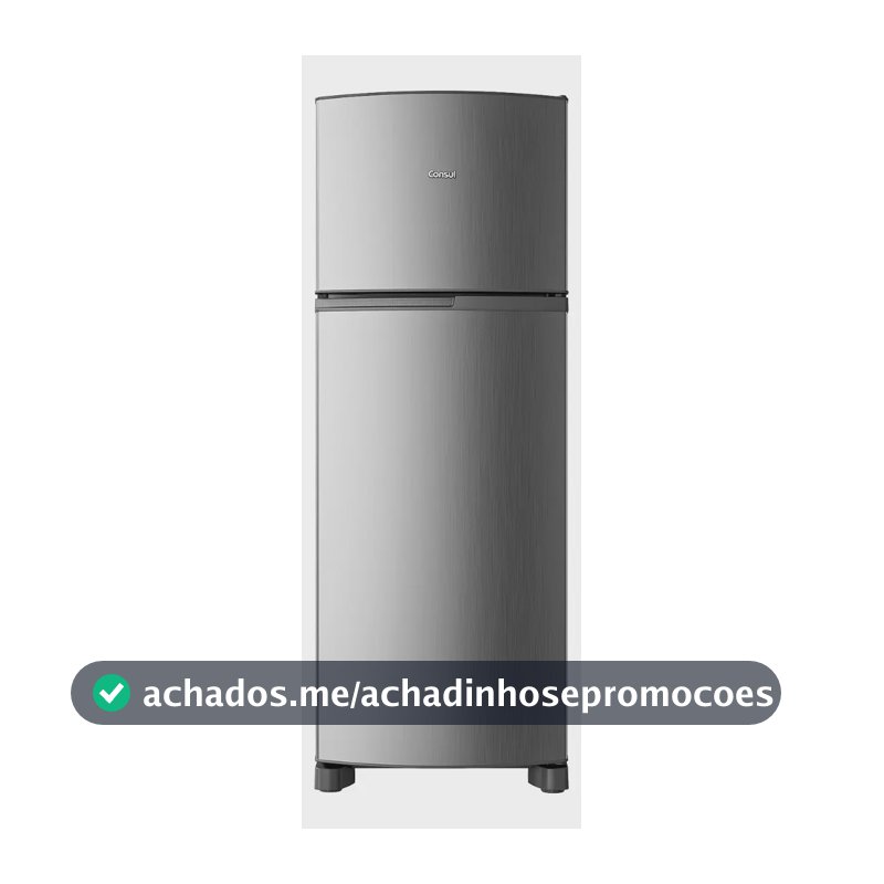 Geladeira Consul Frost Free 333 Litros Duplex Inox - CRM40MK