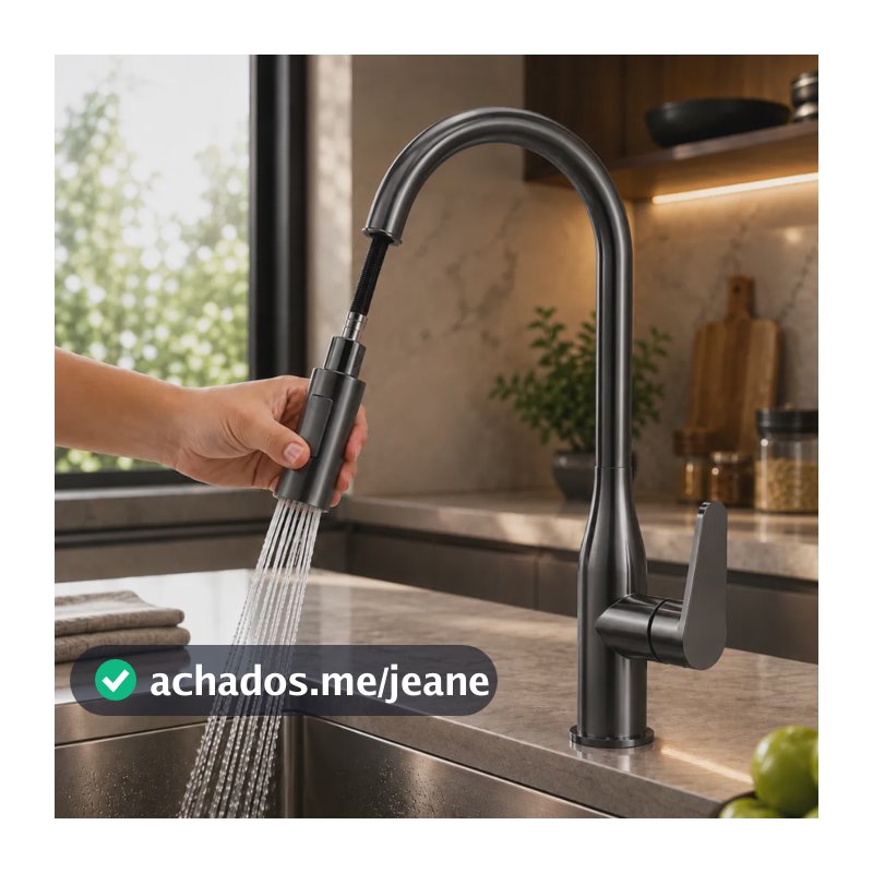 Torneira Monocomando Cozinha Quente E Fria Softinox Bancada