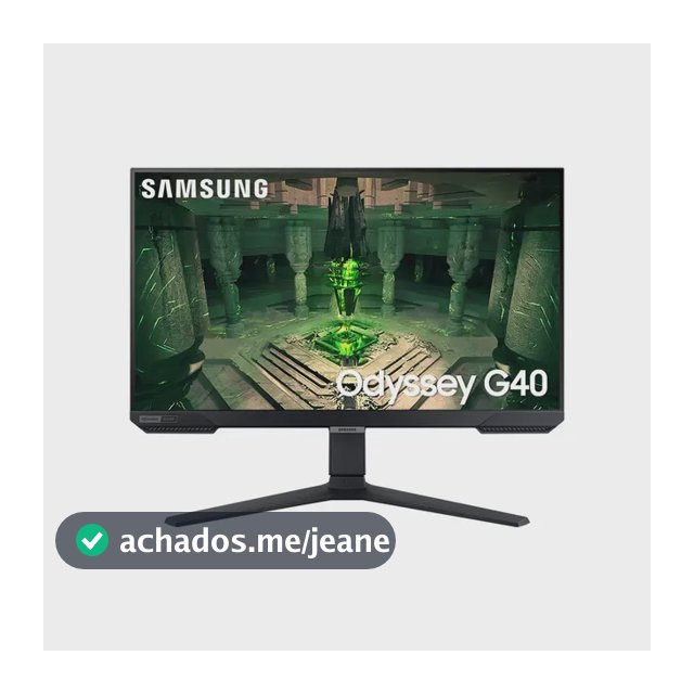 Monitor Gamer Samsung Odyssey G40 27 , 240 Hz, 1ms, Ajuste De Altura, Gsync, Freesync,hdmi, Dp, Fhd, Preto