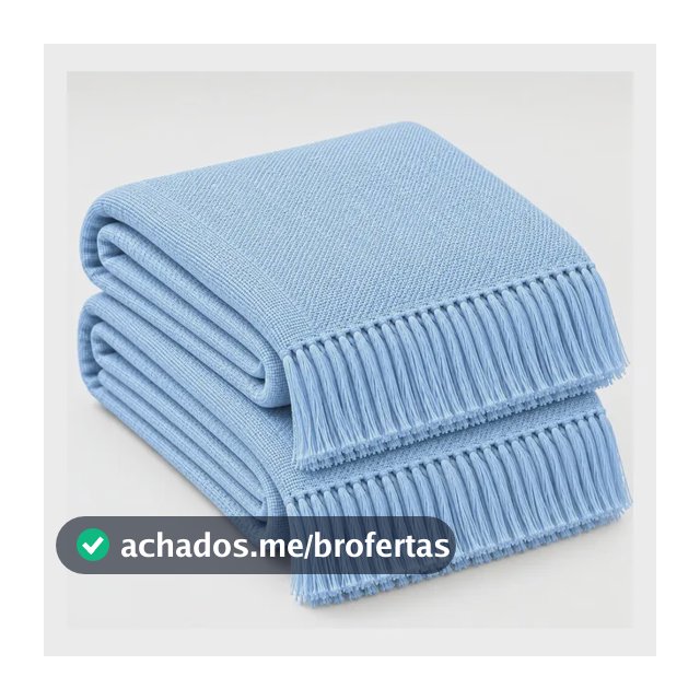 Kit 2 Mantas Para Sofá Grande Luxuosa 2,20x1,50m