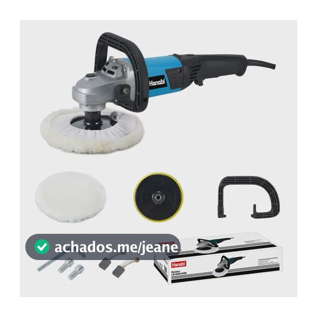 Politriz Angular Automotiva 7 Polegadas 1400w Polidor 220v