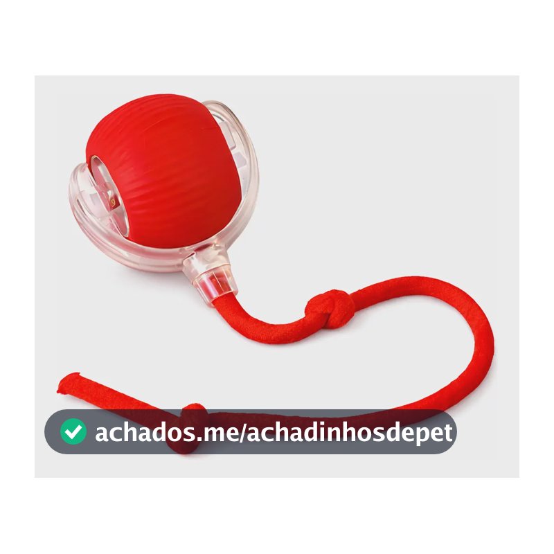 Bolinha Interativa Inteligente Gato Cachorro Recarregável Cores Sortida