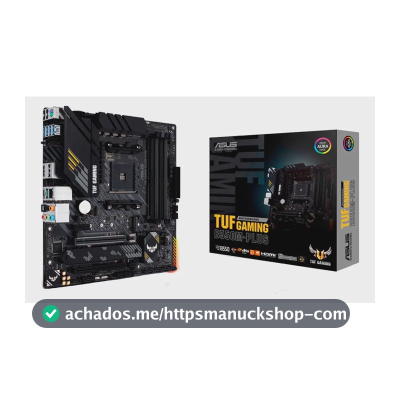 Placa Mãe Asus Tuf Gaming B550m-plus Ddr4 AMD Am4 mATX RGB