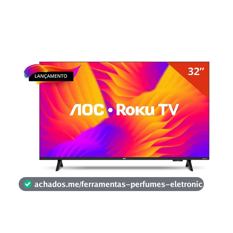 Smart Tv Aoc Dled 32 Wi-fi Roku Tv Quad Core 32s5155/78g
