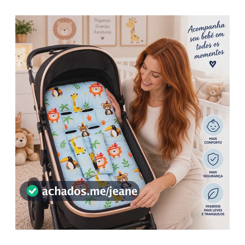 Colchonete Almofada Para Os Carrinho Safari Joli