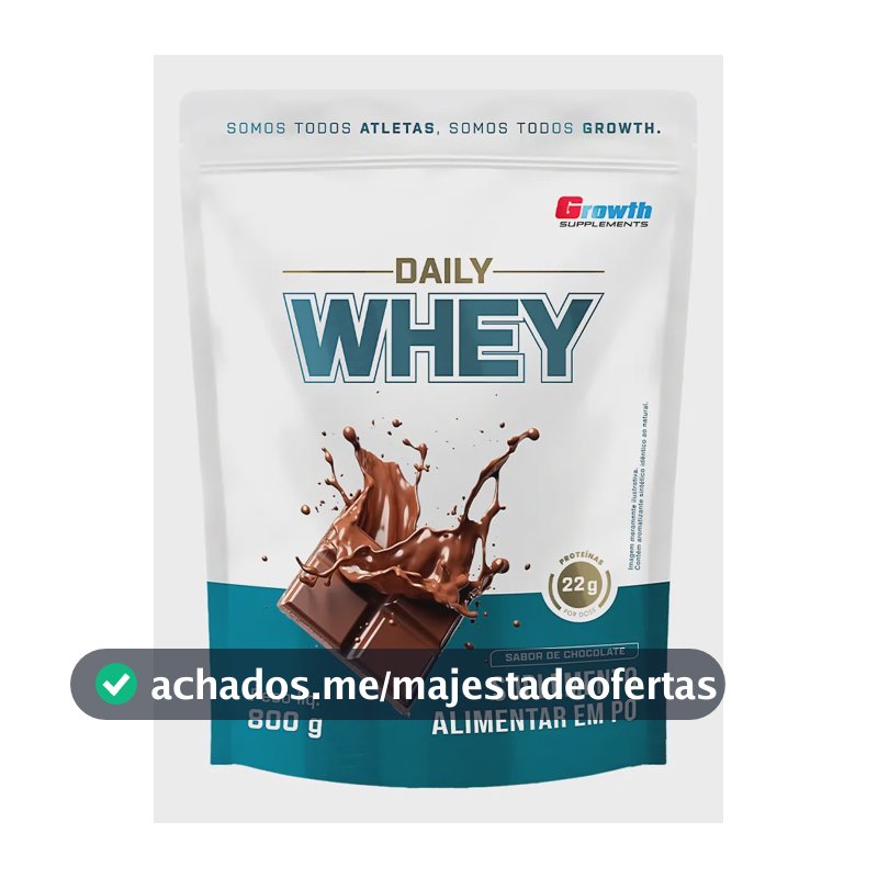 Daily Whey Protein 800g Growth Supplements Chocolate