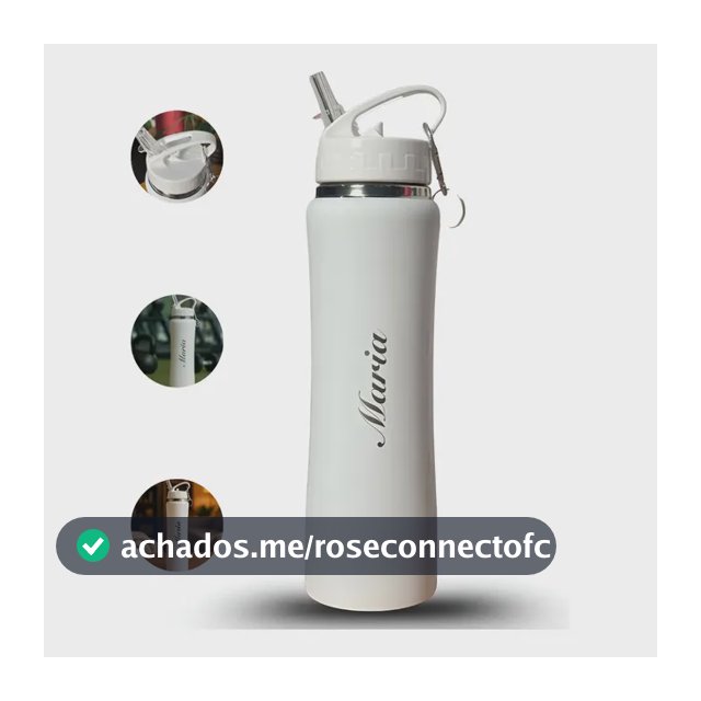 Garrafa Térmica Personalizada Com Nome 750ml Academia Esport