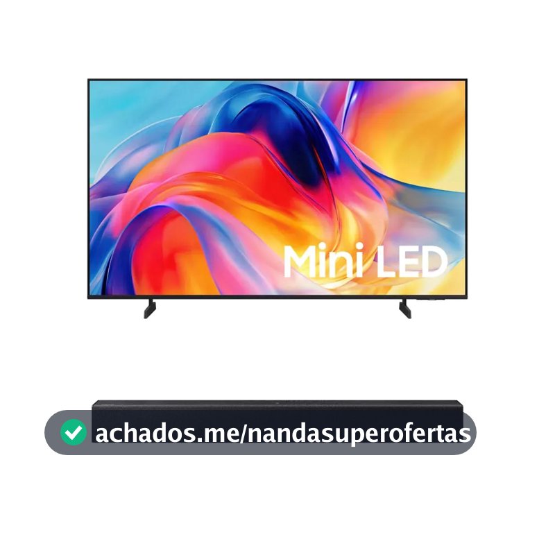 Samsung Smart Tv 55 Miniled 4k M75h + Soundbar Samsung Hw-b400f