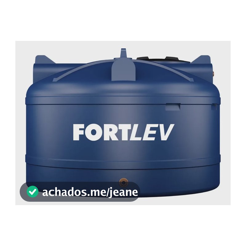Tanque Polietileno 5.000l Azul Fortlev Azul