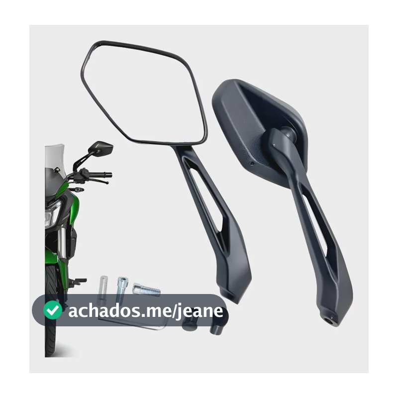Espelho Moto Retrovisor Bajaj Dominar 400 Rosca Honda Thype