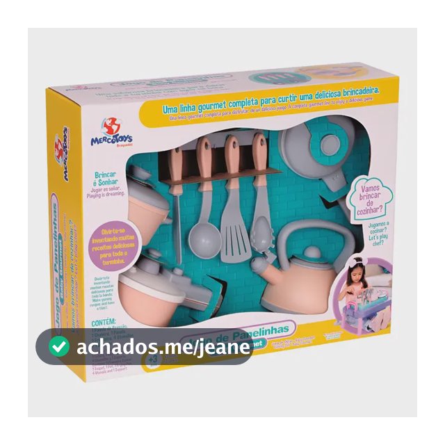 Brinquedo Panelinhas Jogo 8 Peças Cozinha Presente Criança
