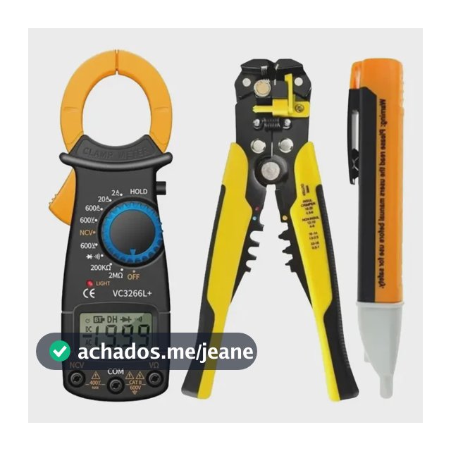 Kit Multímetro e Alicate Amperímetro Digital Exbom MD-Y400/MD-180L Profissional