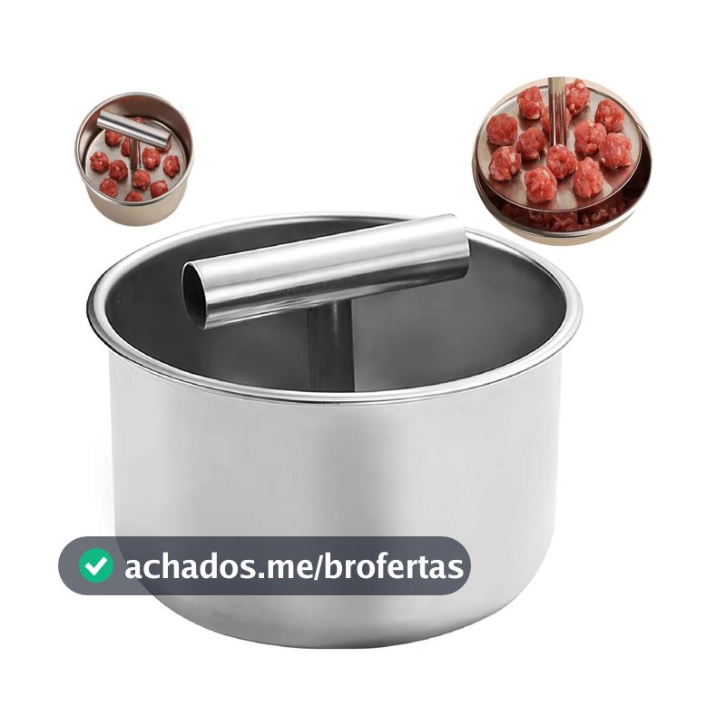 6 Grid Stainless Steel Meatball Maker Hand Press